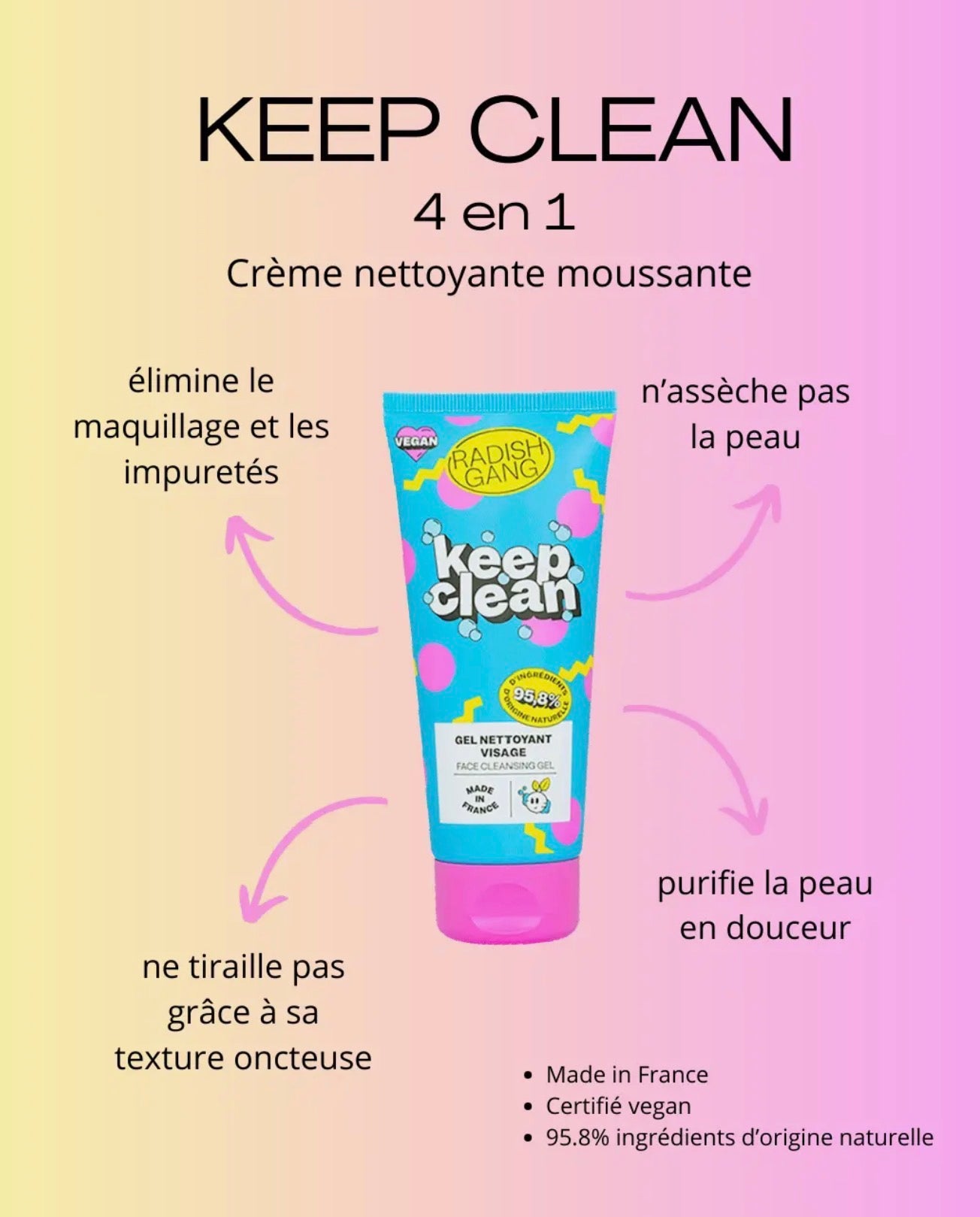 [ Keep Clean.] nettoyant visage