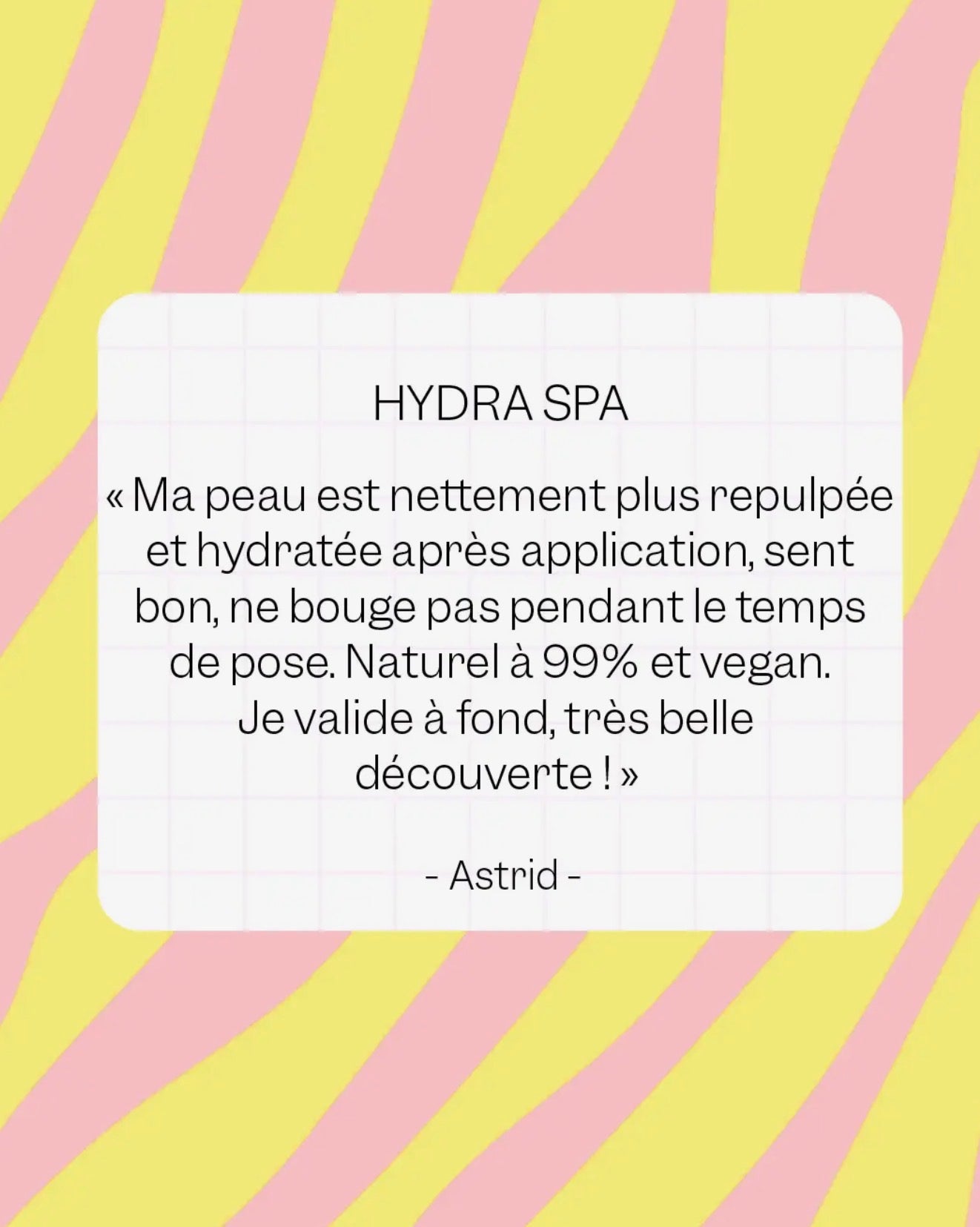 [ Pack Hydra Spa.] set de 4 masques hydratant en tissus.