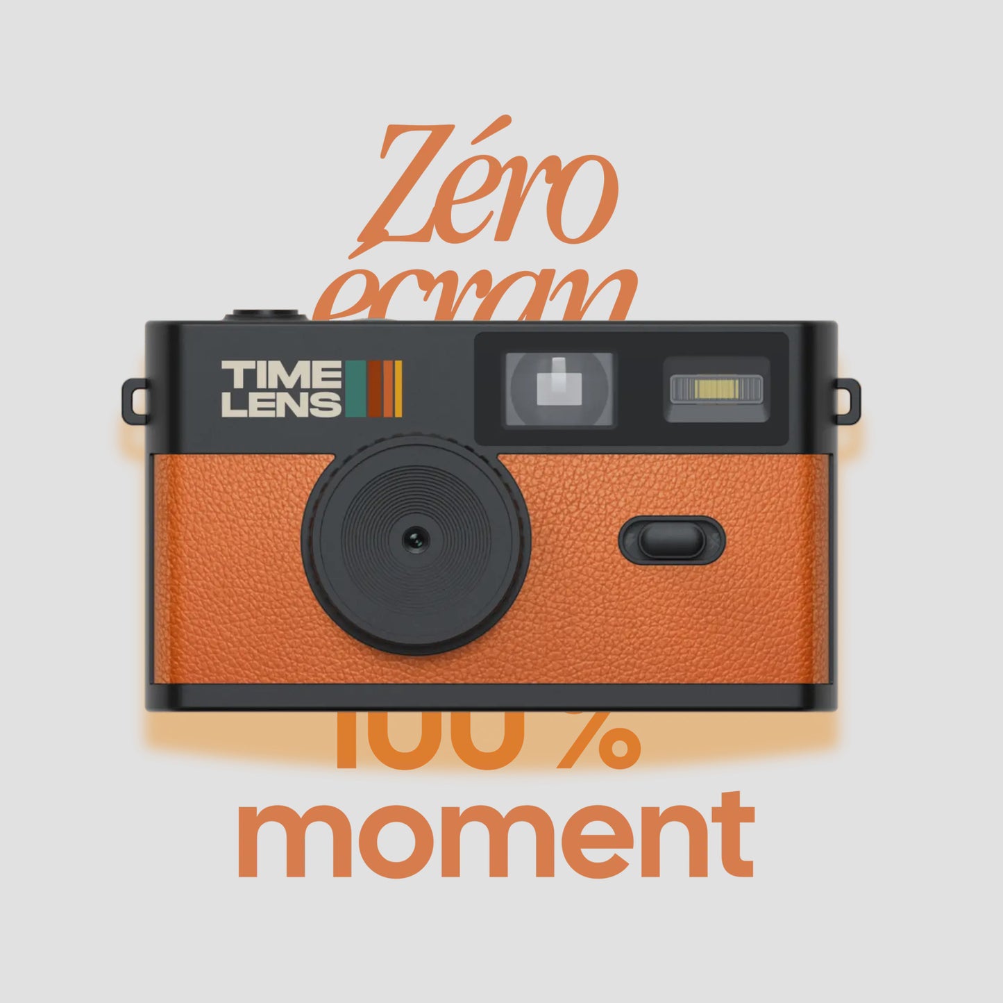 Appareil photo orange TIMELENS