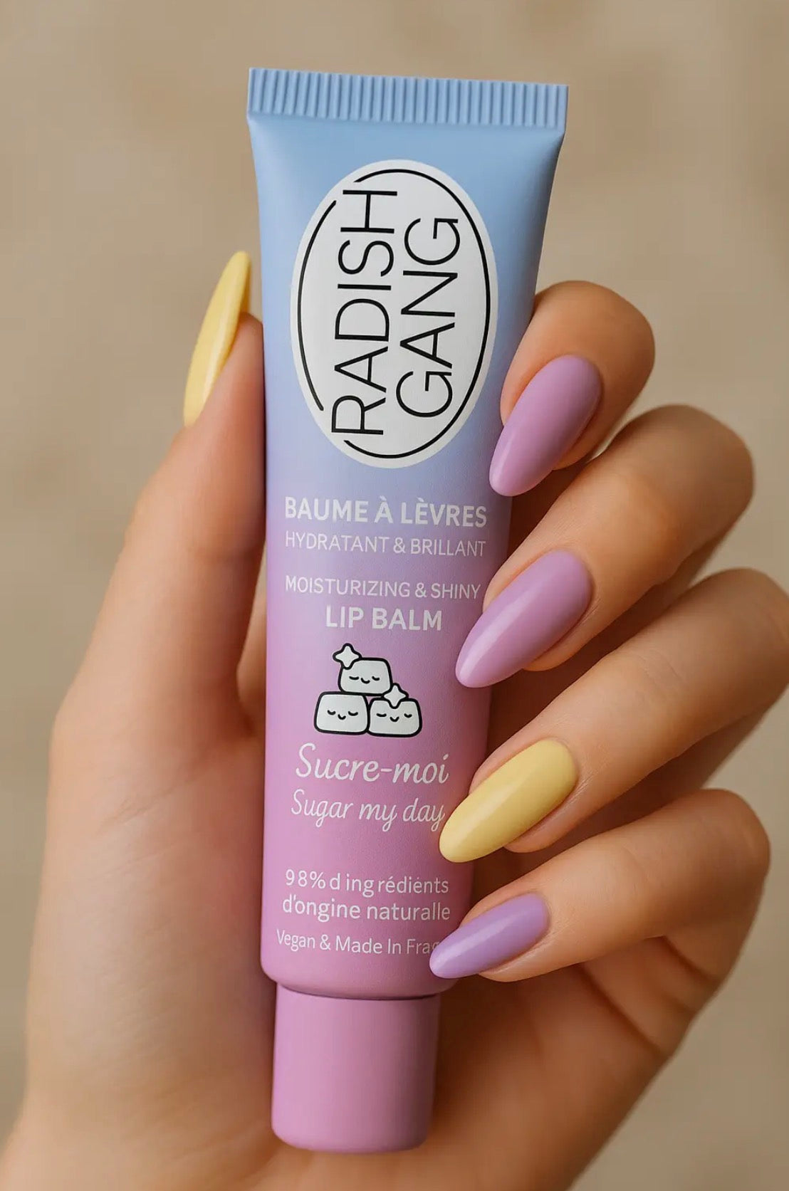 [ Sugar My Day.] baume à lèvres hydratant, transparent