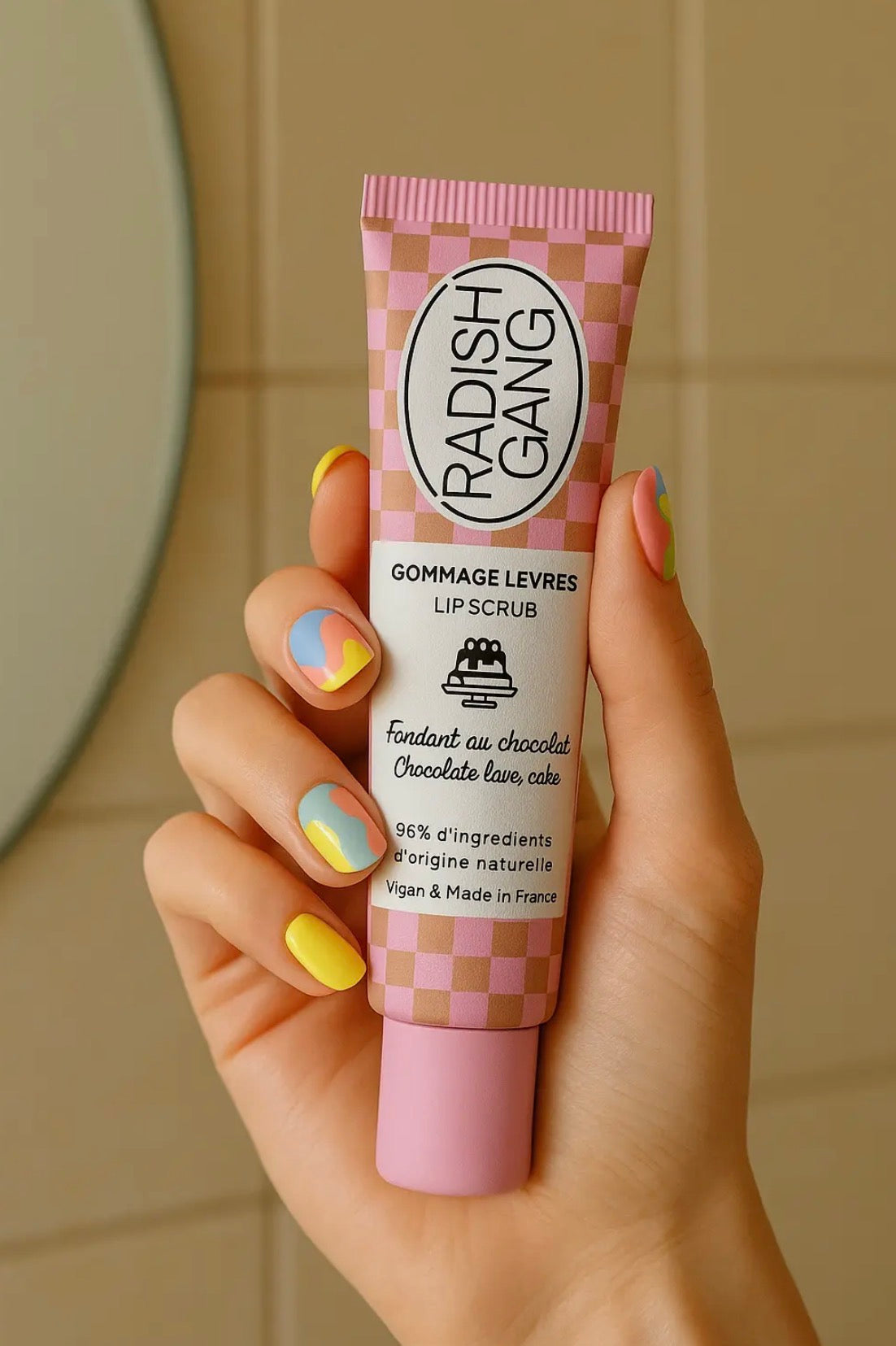 [ Fondant au chocolat.] gommage lèvres